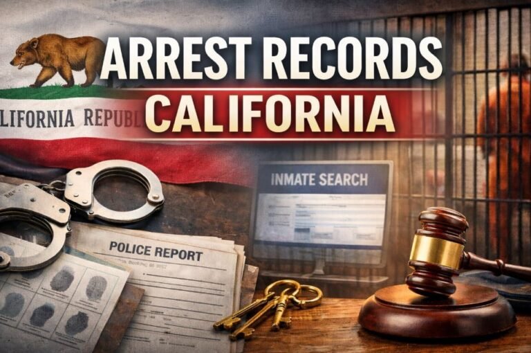 Arrest Records California